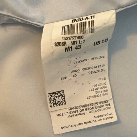 Hugo Boss Mens Regular Fit Easy Iron Dress Shirt Light Blue Size 43 - Picture 6 of 8
